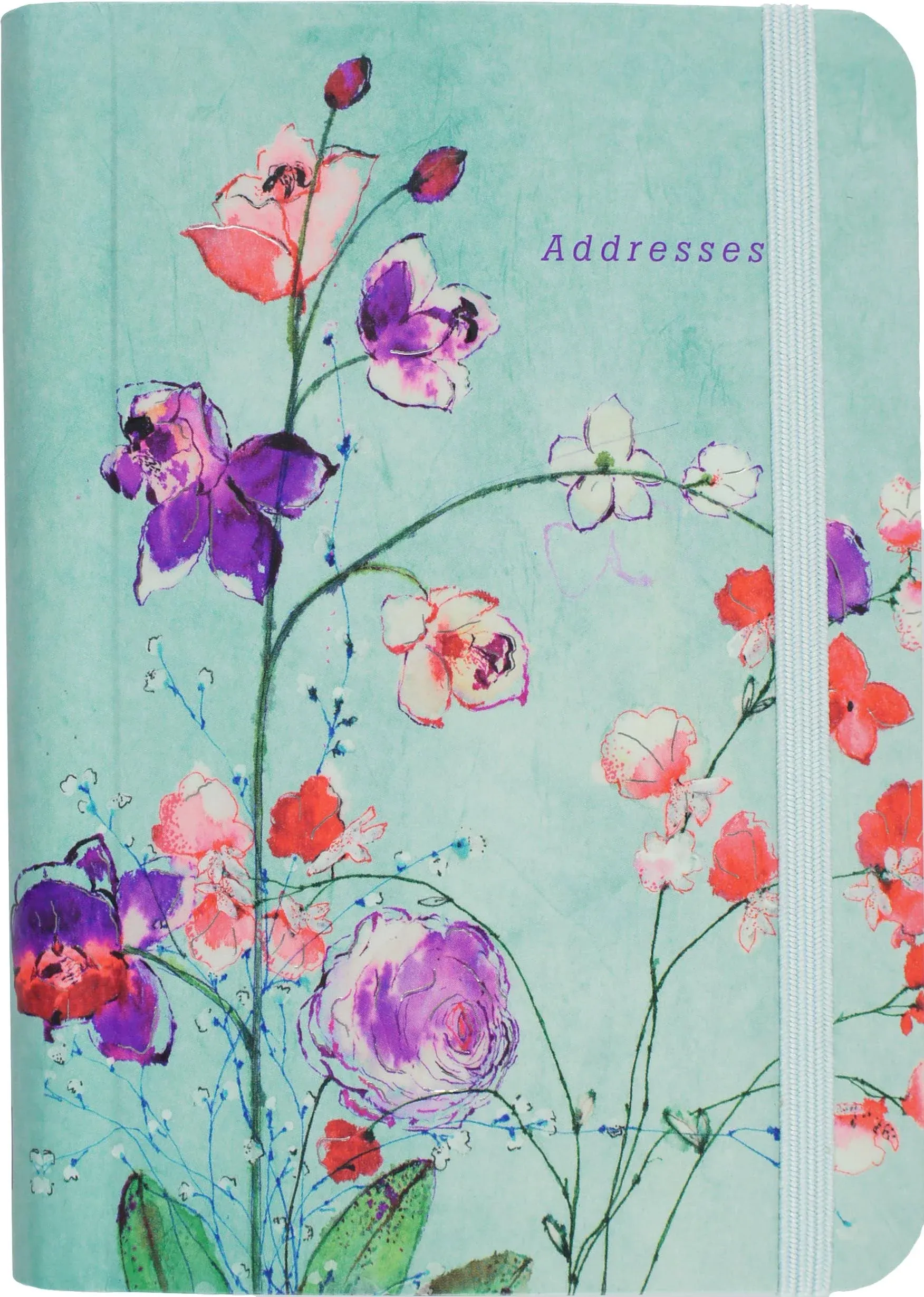 Fuchsia Blooms Address Book by Peter Pauper Press, Inc (Spiral)