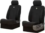 Covercraft Carhartt Super Dux SeatSaver Custom Seat Covers | SSC2518COBK | 1st Row Bucket Seats | Compatible with 2017-2018 Ram 1500, 2019-2022 Ram 1500 Classic, 2017-2018 Ram 2500/3500 | Black