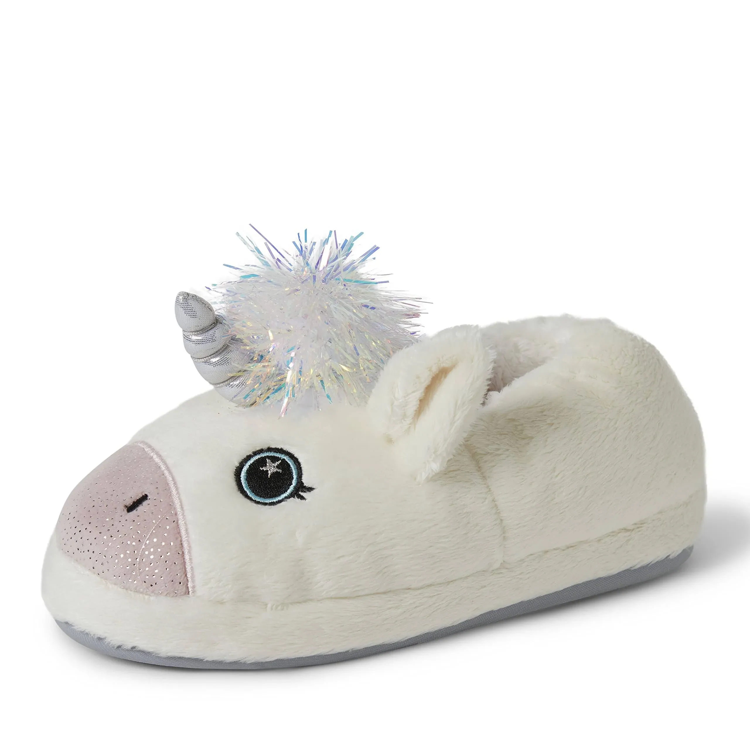 Dearfoams Kid's Emery Critter Closed Back Animal Slipper