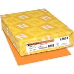 Astrobrights Color Paper, 24 lb, 8.5 x 11, Cosmic Orange, 500/Ream