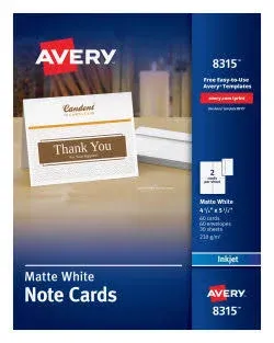 Avery Note Cards