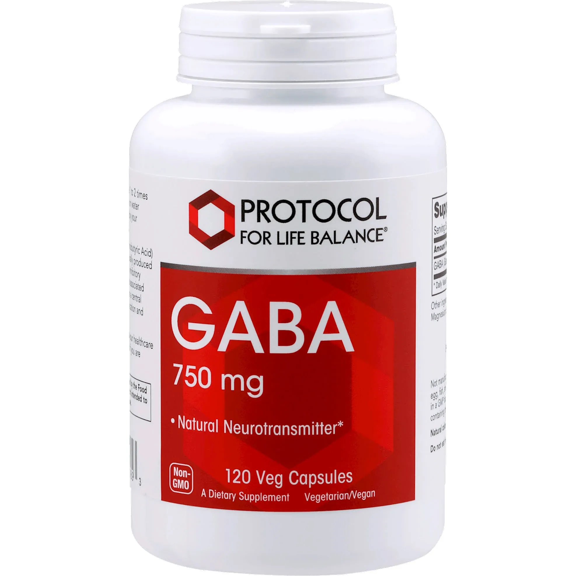 GABA 750mg 120cap Protocol for Life Balance