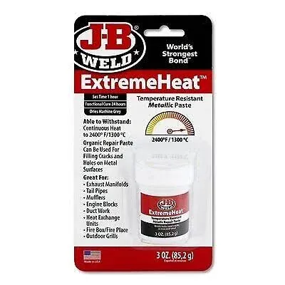 J-B Weld Extreme Heat High Temperature Resistant Metallic Paste 3oz at AutoZone