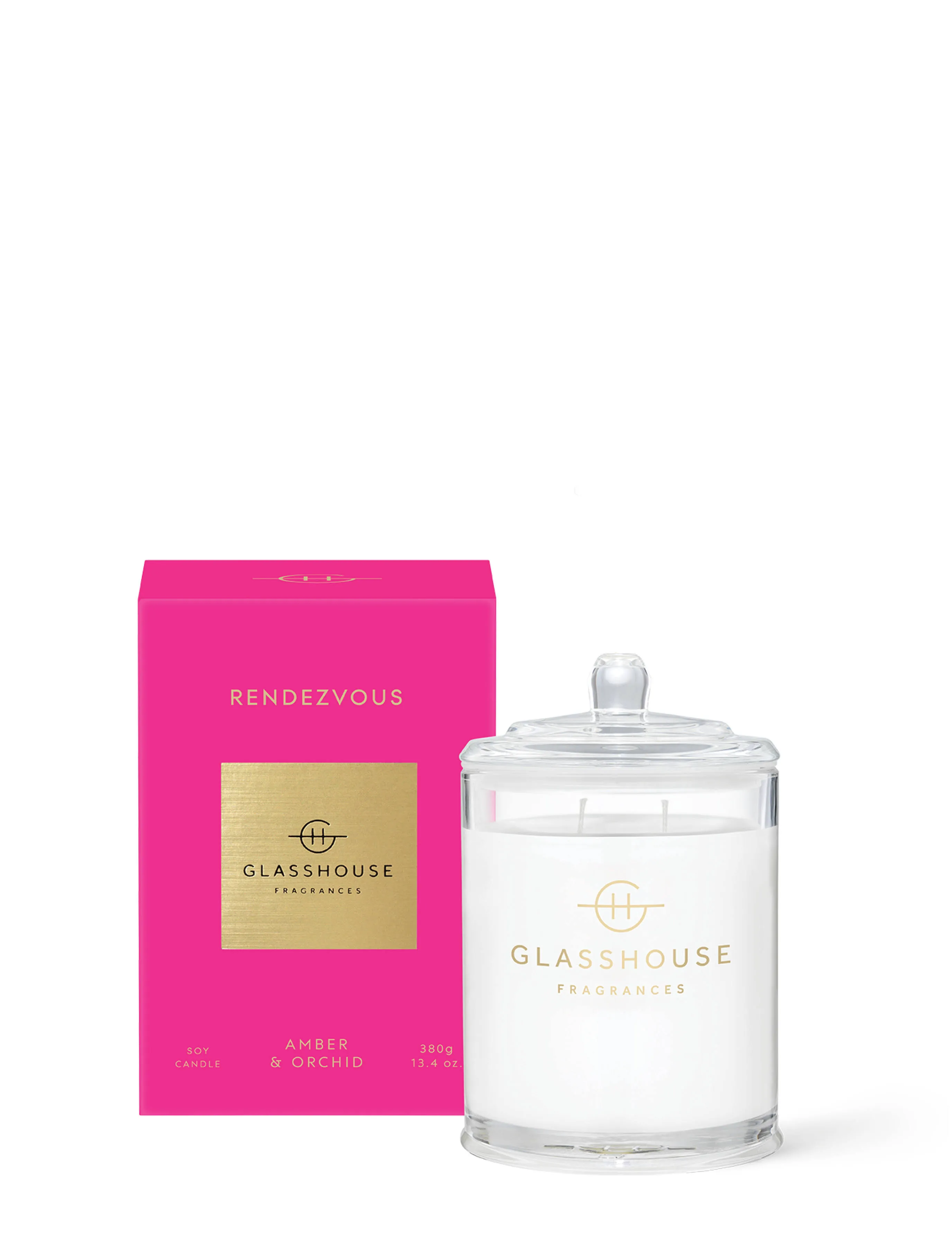 Glasshouse Fragrances Rendezvous Candle 380g