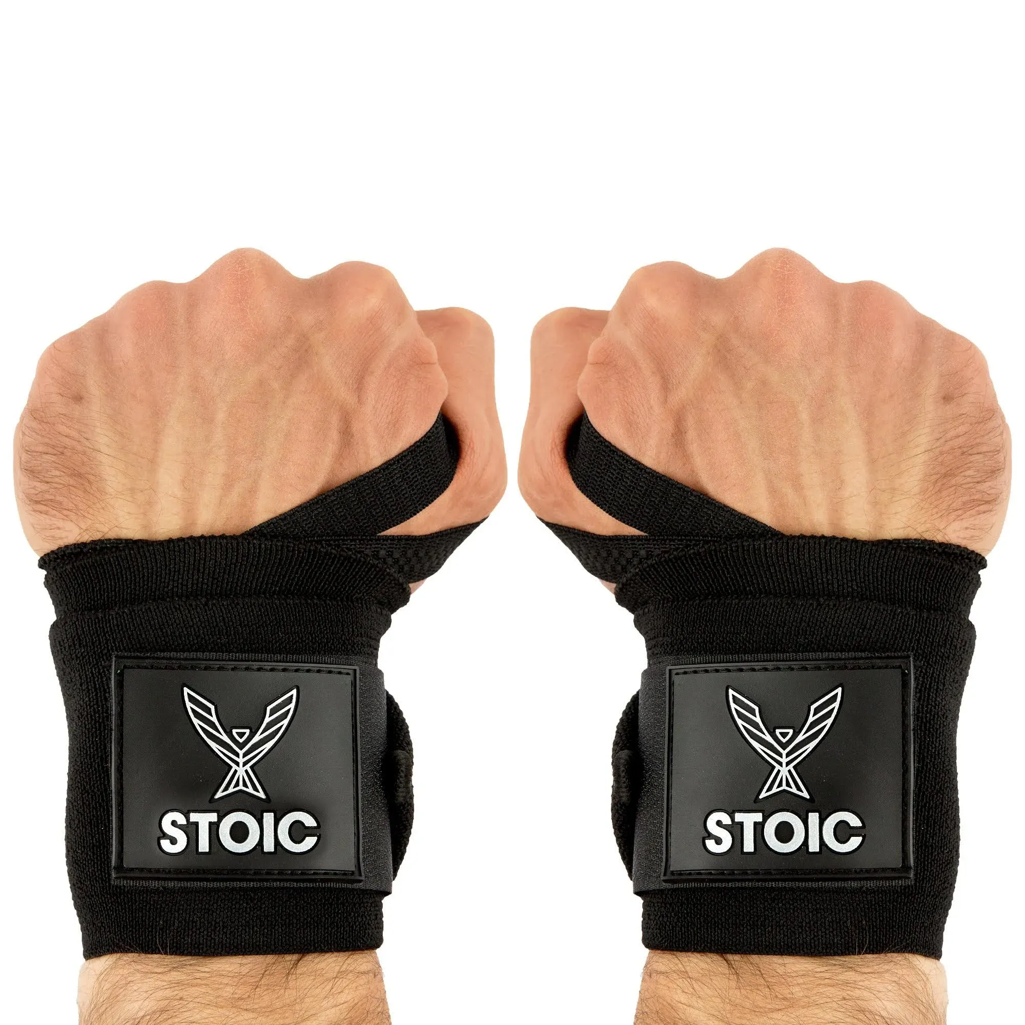 Stoic Wrist Wraps Weightlifting, Powerlifting, Cross Training, Bodybuilding with