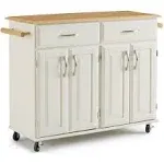 Homestyles 4529-95 Dolly Madison White Kitchen Cart