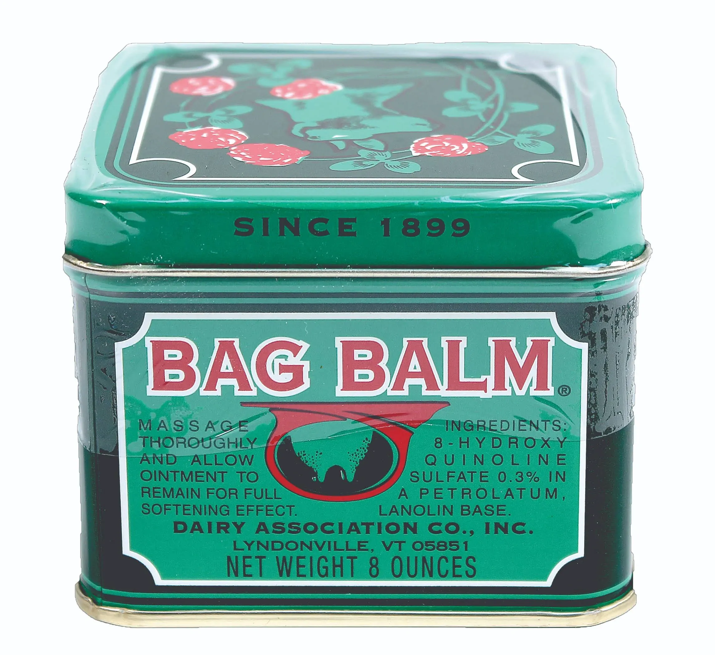 Bag Balm Skin Moisturizer for Dry Skin on Hand &amp; Body 8 Oz 098193000174VL