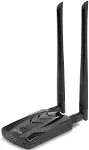 Alfa Long-Range Dual-Band, Wireless USB 3.0 Wi-Fi Adapter W/ 2 External Antennas