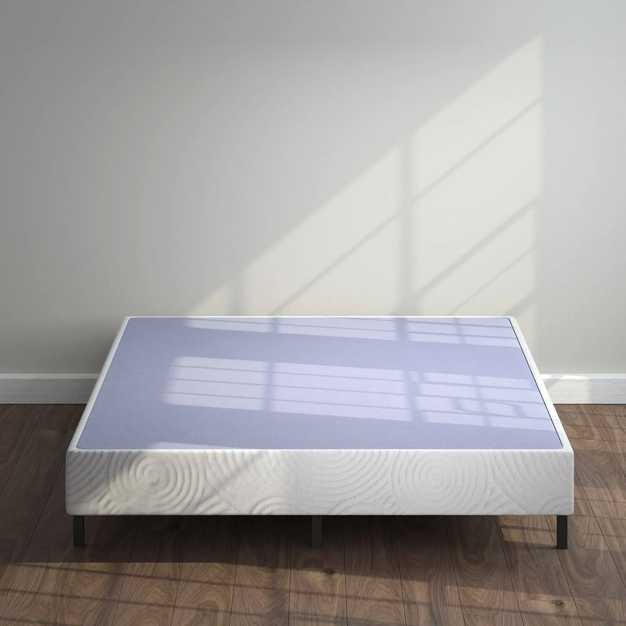 Zinus Edgar 4 inch Low Profile Wood Box Spring / Mattress Foundation Queen