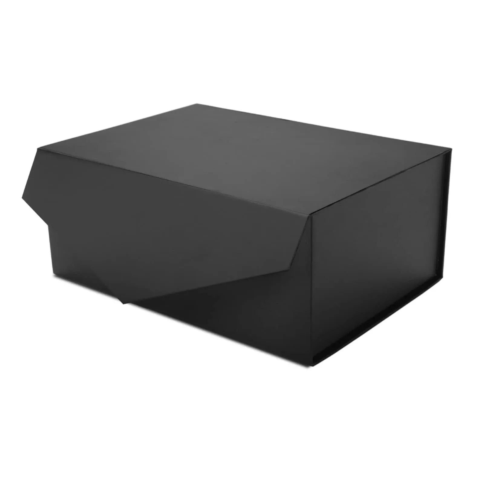 JINGUAN Black Gift Box with Lid for Present, Magnetic Closure Rectangle ...