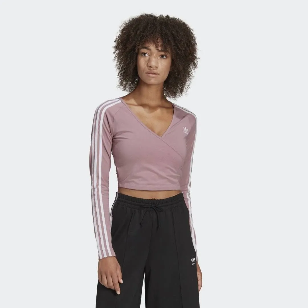 adidas Originals Women's Adicolor Classics Cropped Long Sleeve