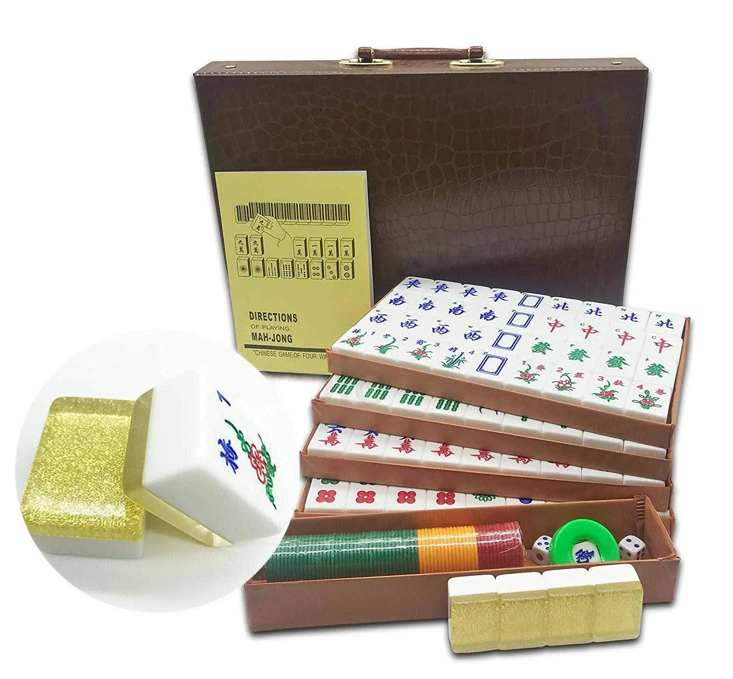 Mose Cafolo 36 Mahjong Set (Gold)