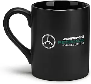 Mercedes AMG Petronas Formula One Team - Official Formula 1 Merchandise - Logo Mug - Black - 310ml