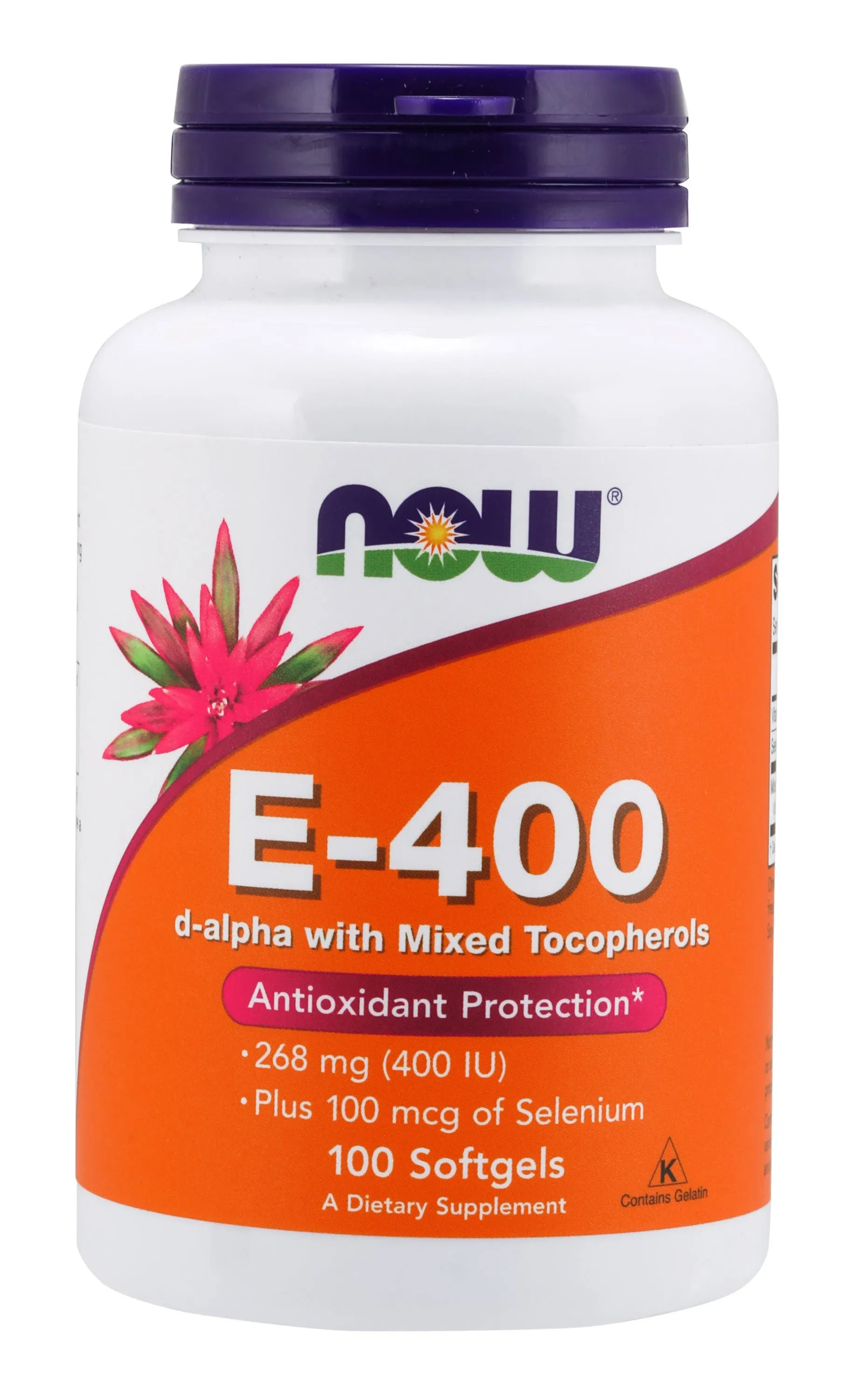 Now Foods - Vitamin-E 400 IU - 100 Softgels