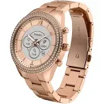 Fossil Stella Gen 6 Hybrid Smartwatch Rose Gold-Tone Stainless Steel