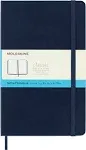 Moleskine Classic Notebook, Large, Dotted, Blue Sapphire, Hard Cover