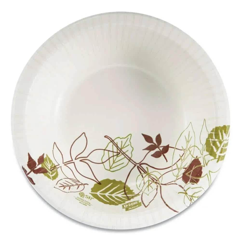 Dixie White Pathways Heavyweight Paper Bowls - 500 Pieces