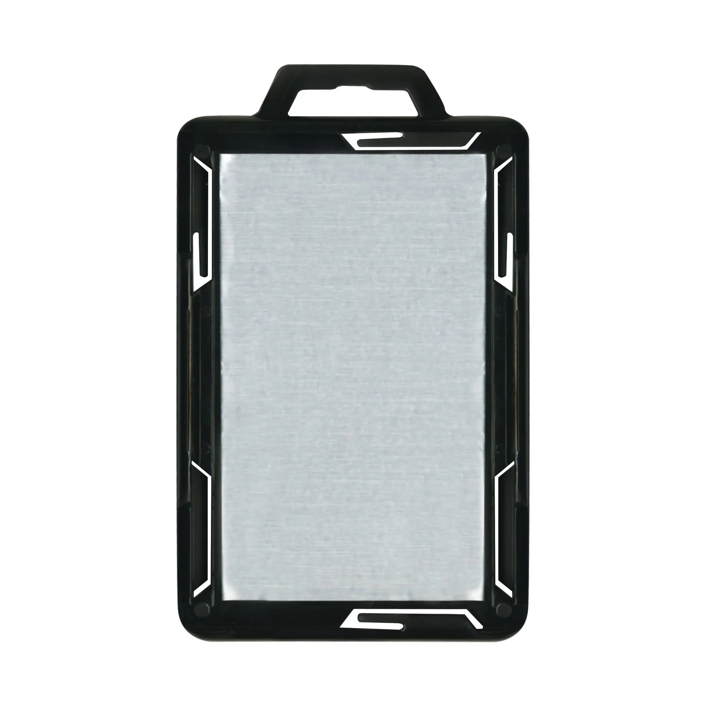 Advantus Secure-Two Card RFID Blocking Badge, Horizontal/Vertical, Black 3.68" x 2.38" Holder, 3.38" x 2.13" Insert, 20/Pack