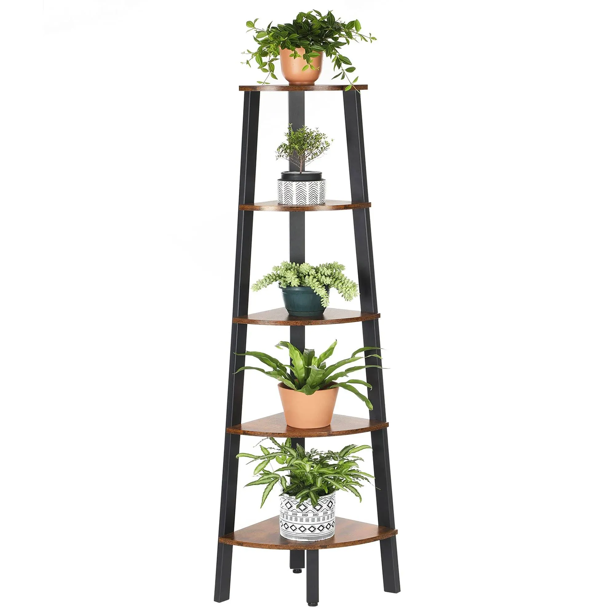 VASAGLE Industrial Corner Shelf 5-Tier