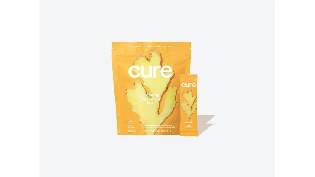 Cure Hydration Ginger Turmeric Electrolyte Mix