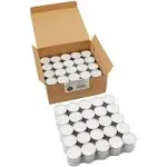 Stonebriar Long Burning Tealight Candles - 8 Hours - White - Unscented - 100 Pack