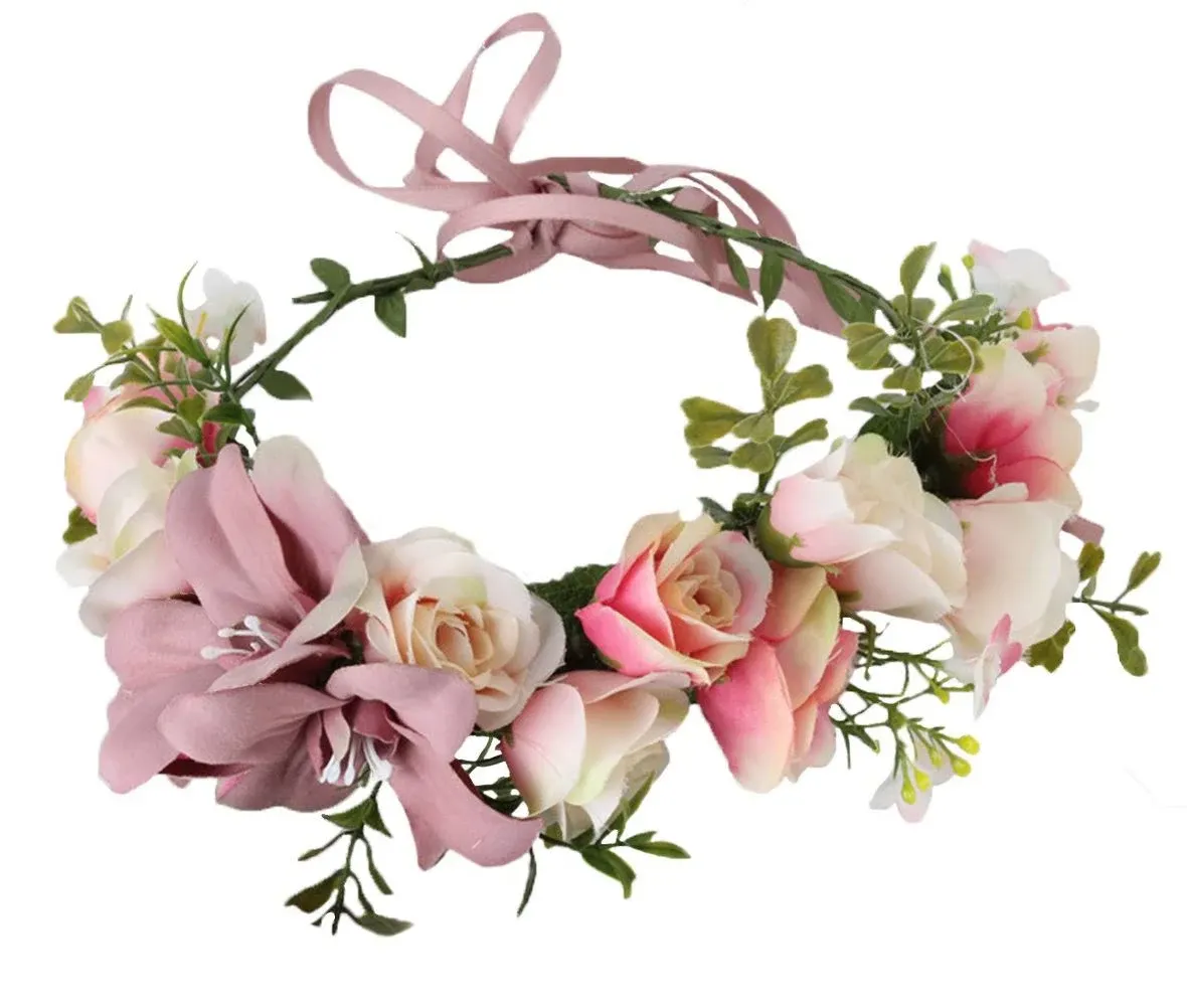 Bohemian Flower Artificial Garlands   Bridal Hair Accessories For Wedding Dress And Flower Wreath Headpiece From Lifeforyou, $3.82 | DHgate.Com