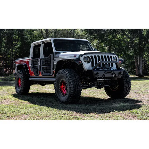 Bushwacker 10928-07 Flat Style Fender Flares for 20-22 Jeep Gladiator JT