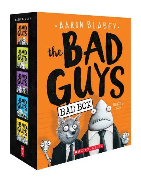 Bad Guys Box Set : The Bad Guys / The Bad Guys in Mission Unpluckable / The Bad Guys in the Furball - by Aaron Blabey (Paperback)