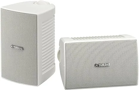 YAMAHA NS-AW194WH High-Performance All-Weather Speakers, White