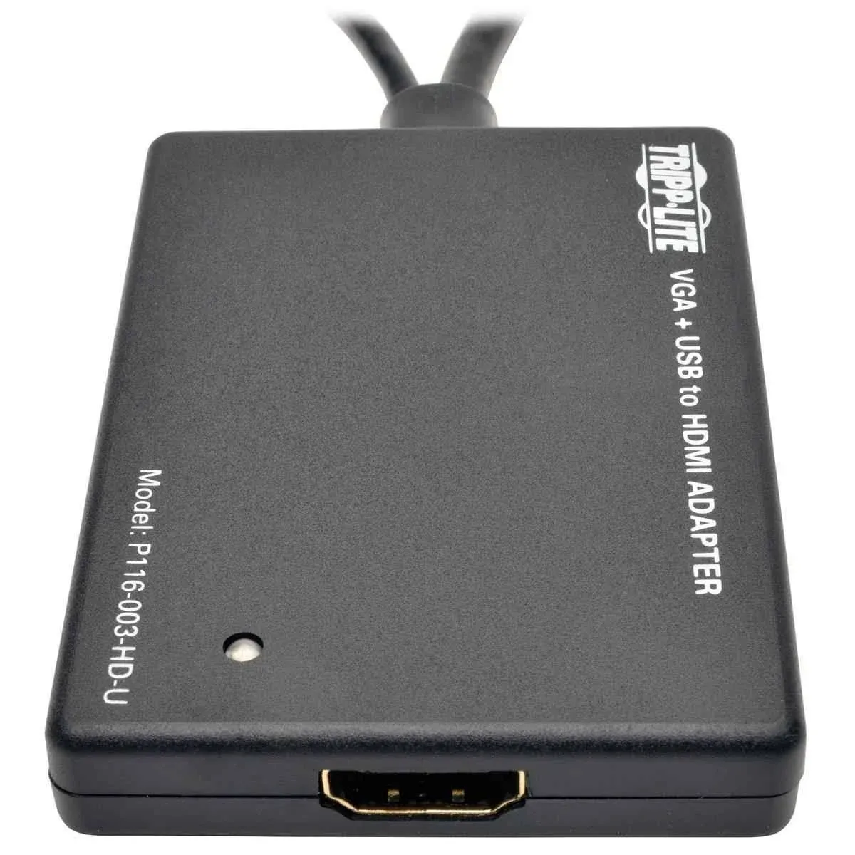 TRIPP LITE P116-003-HD-U VGA to HDMI Converter Adapter with USB Audio Power 1080p,Black