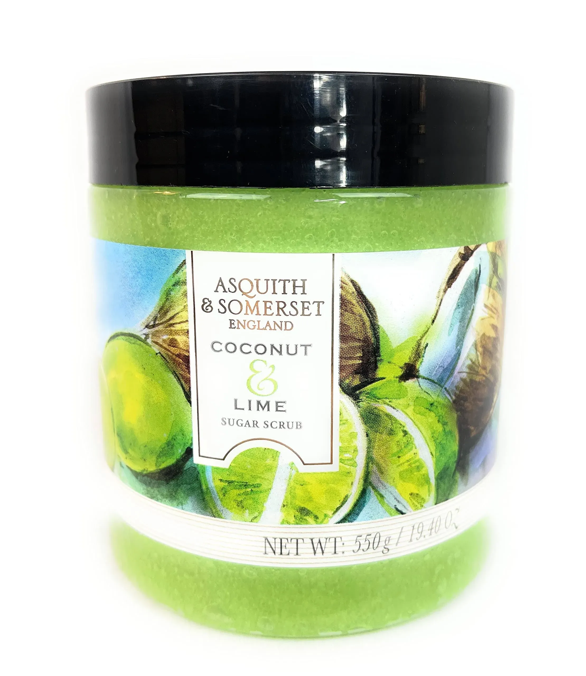 ASQUITH &amp; SOMERSET Coconut &amp; Lime Sugar Scrub SEALED