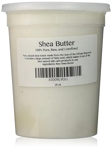 100% Pure Unrefined Raw Shea Butter - from The Nut of The African Ghana Shea Tree