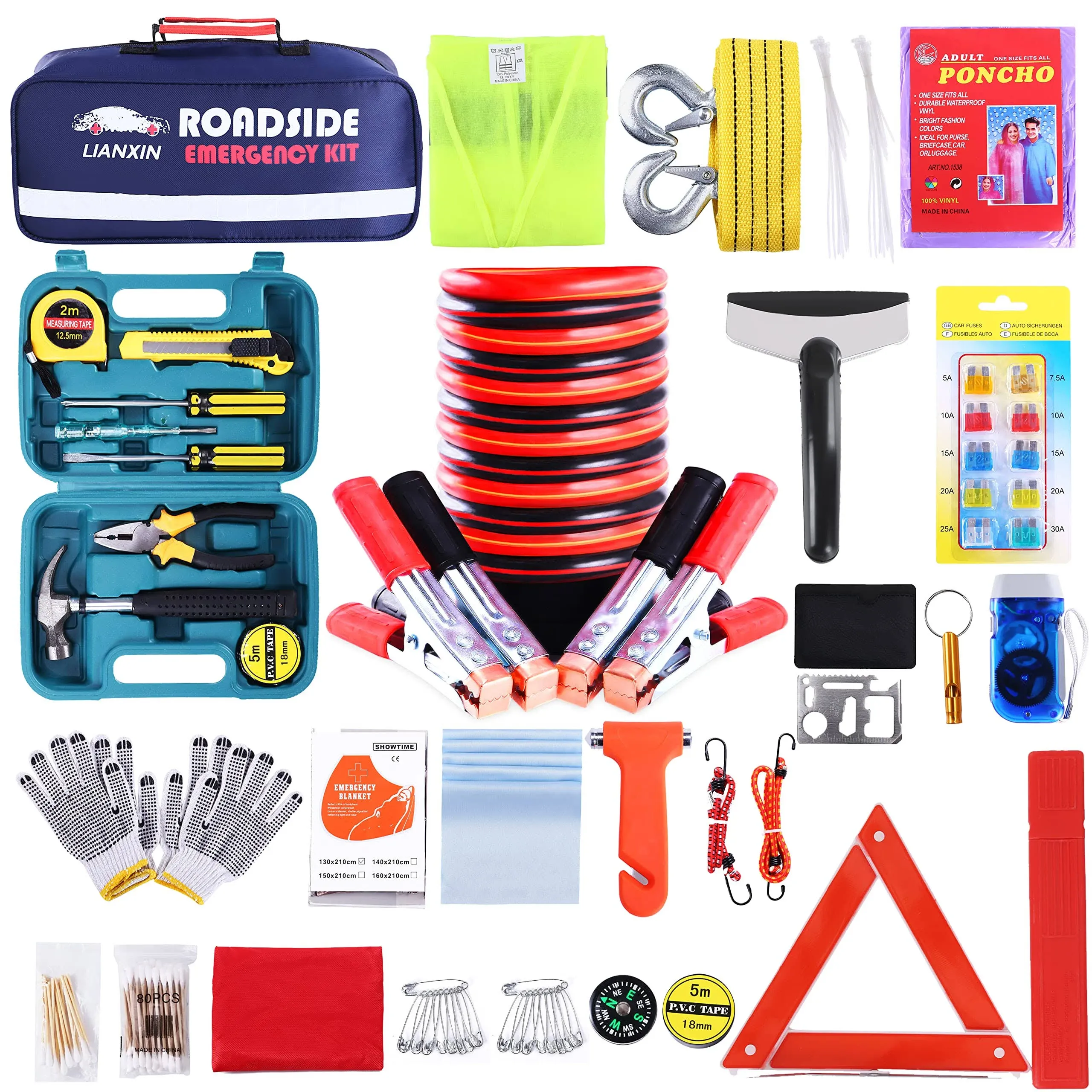 LIANXIN Roadside Assistance Emergency Kit