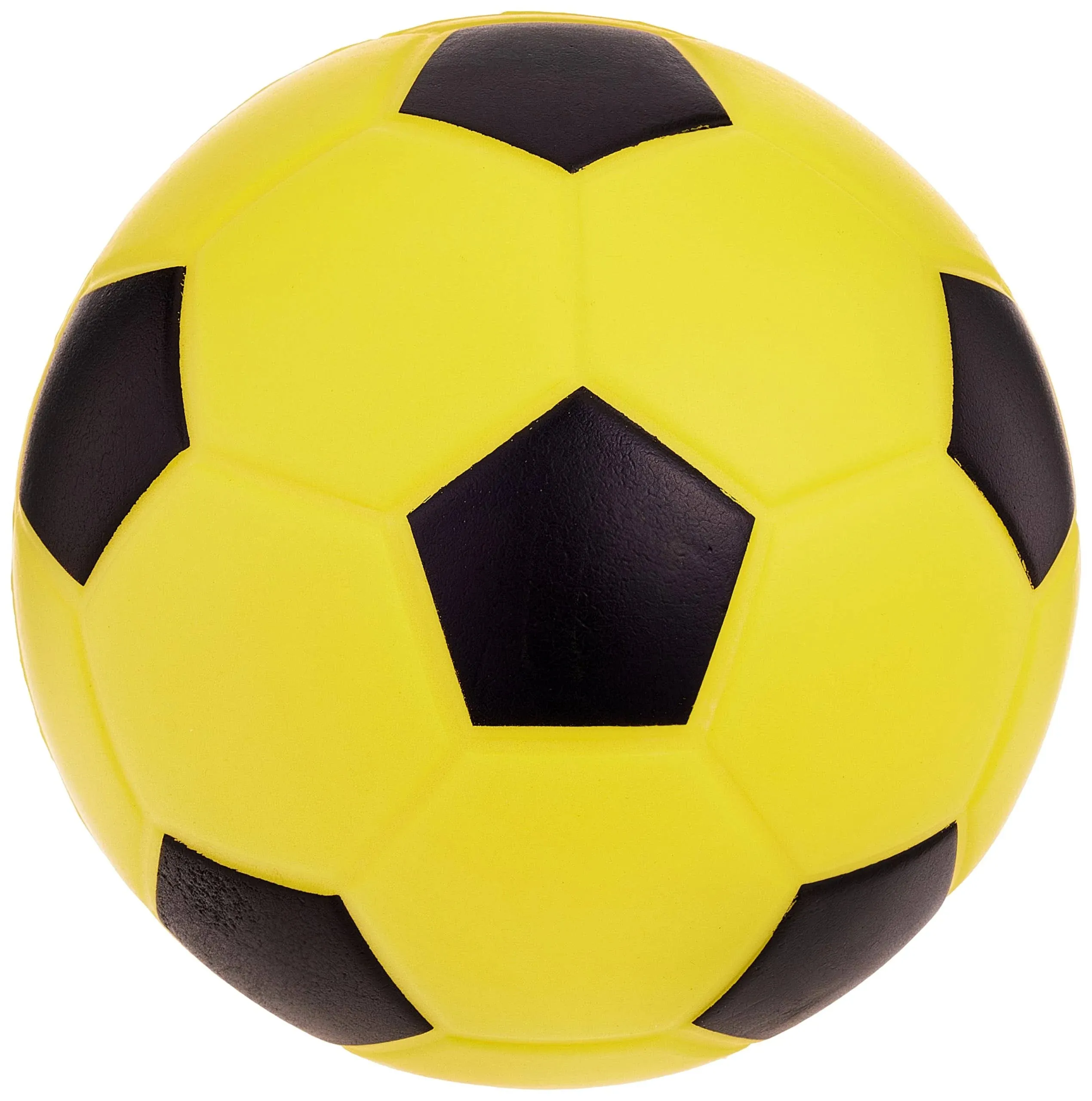 Champion Sports SFC Coated Foam Soccer Ball, Yellow, 12 oz