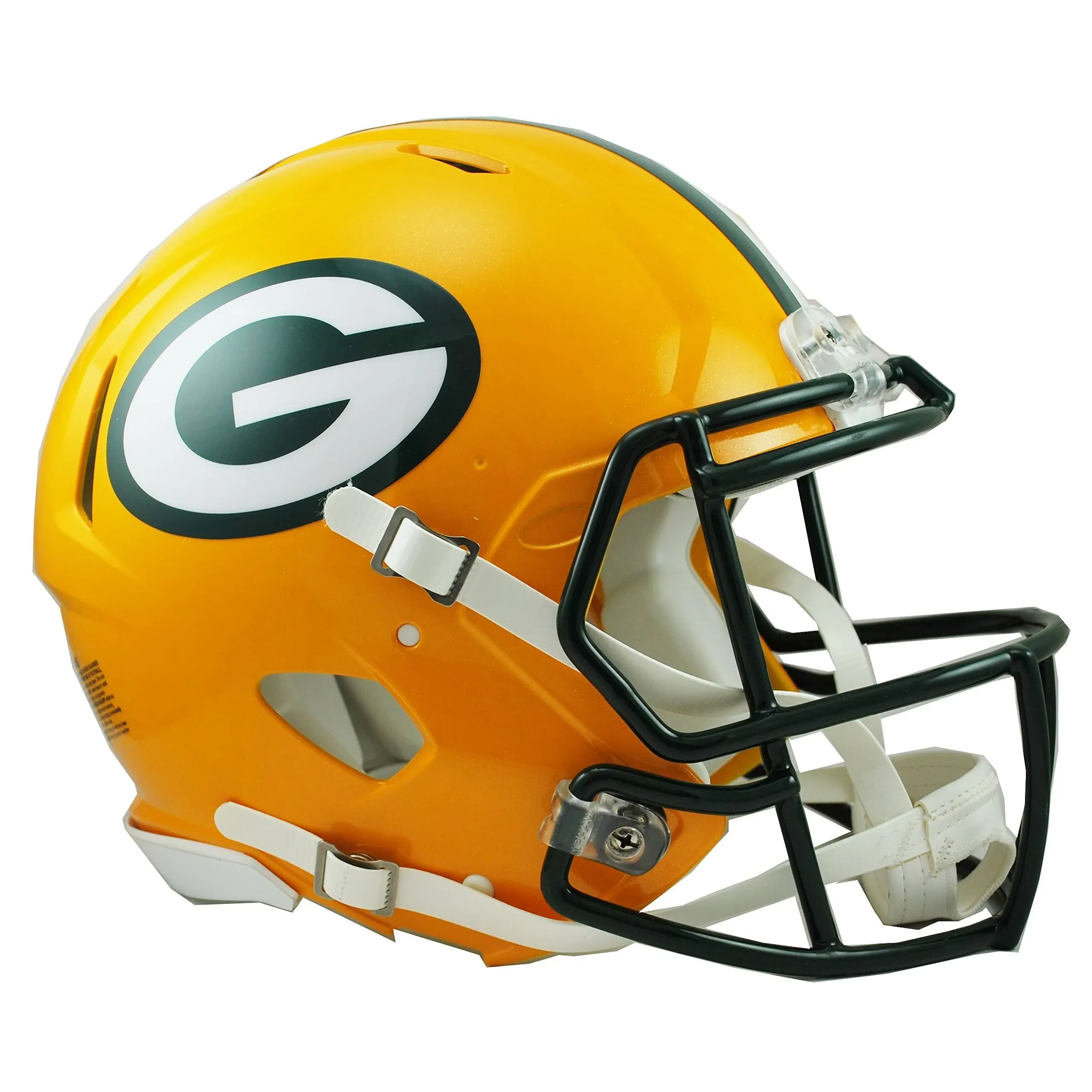 Green Bay Packers Helmet Riddell Authentic Full Size Speed Style