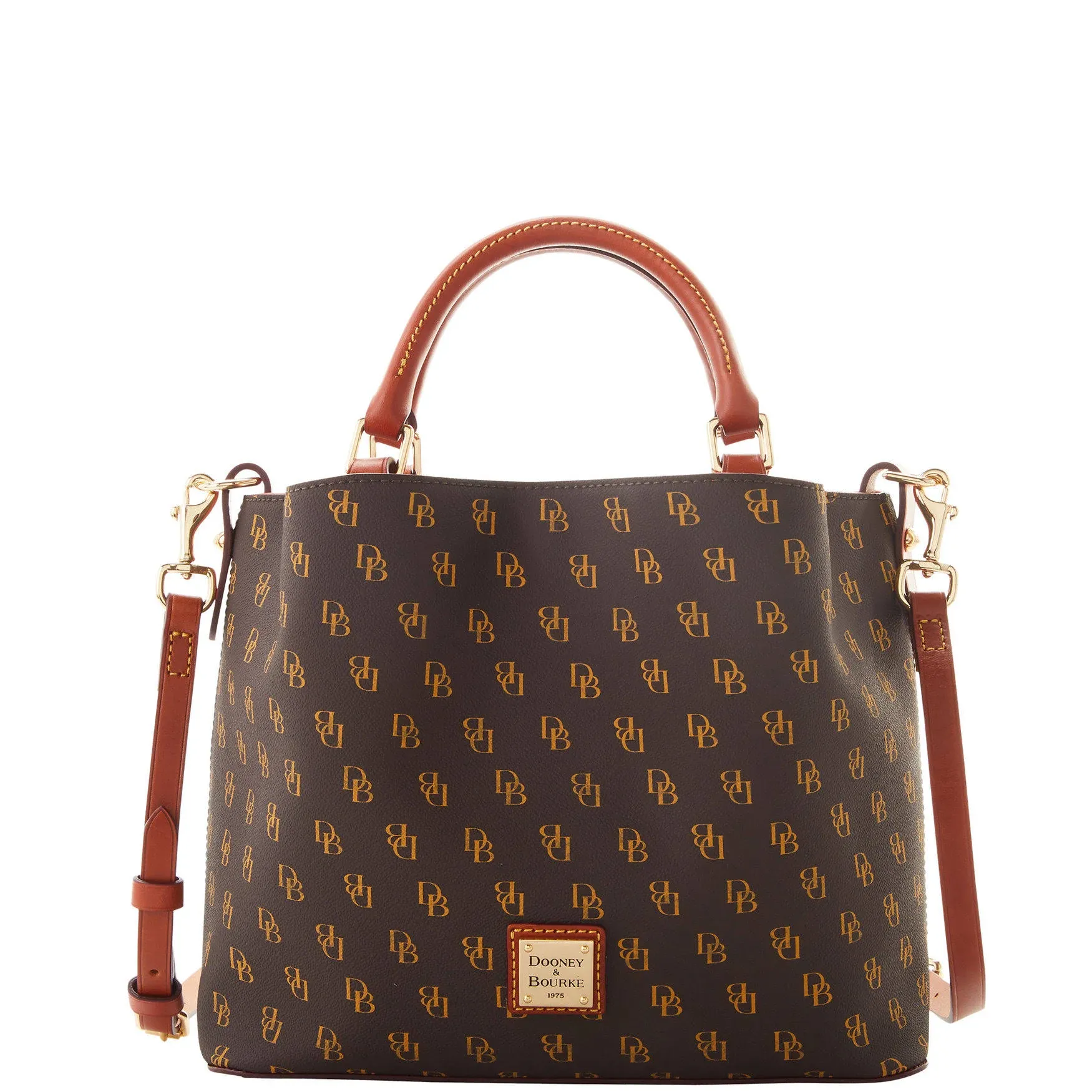 Dooney &amp; Bourke Gretta Small Brenna - Brown Tmoro