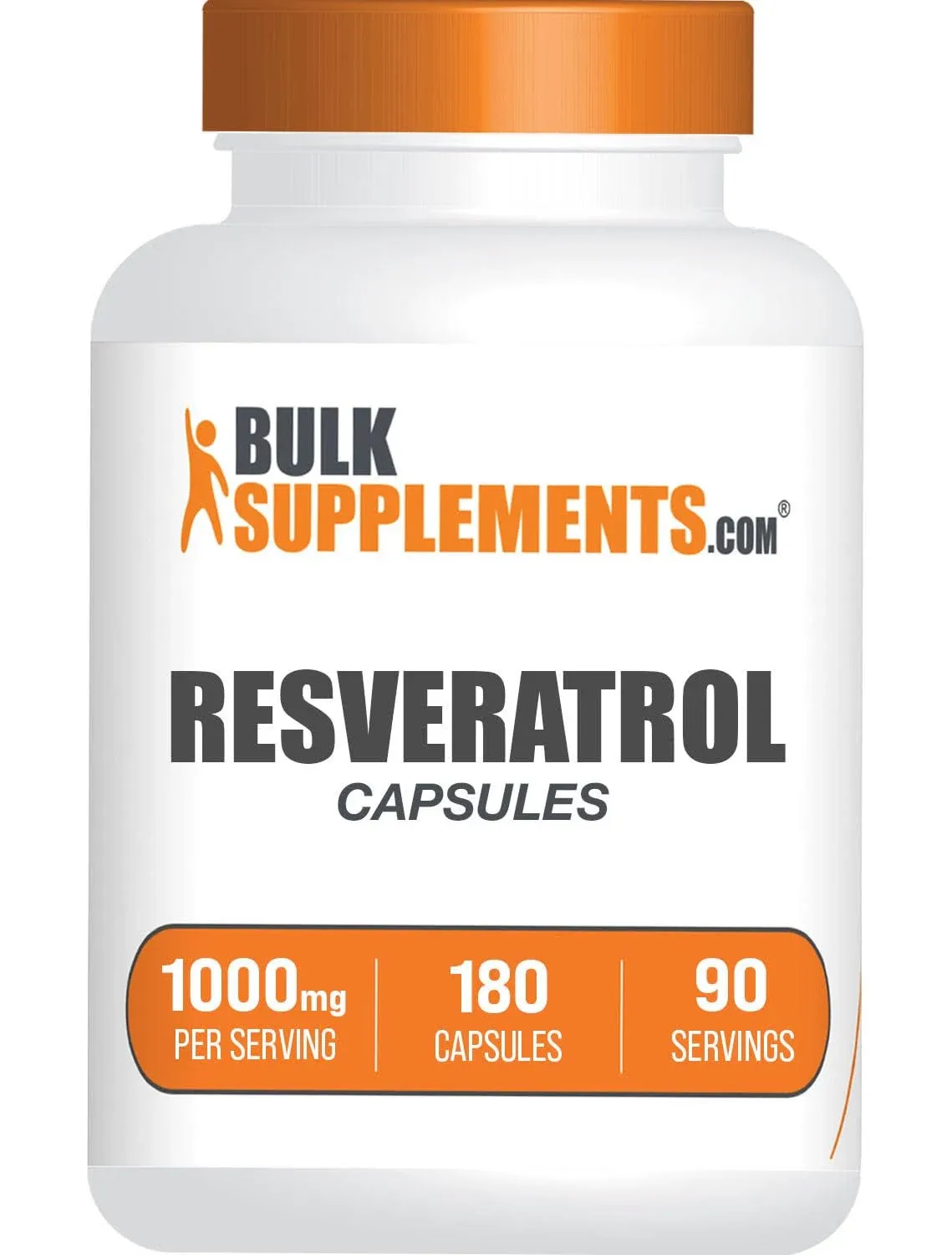 Resveratrol Supplement | Antioxidant Supplement Capsule / 180 Capsules | BulkSupplements