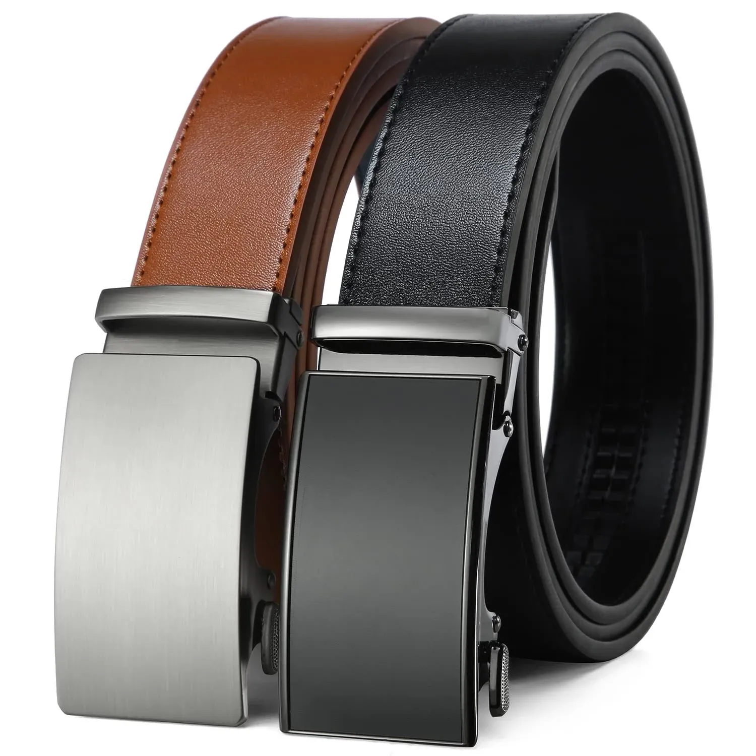 Founders & C Men's Leather Belt Dress