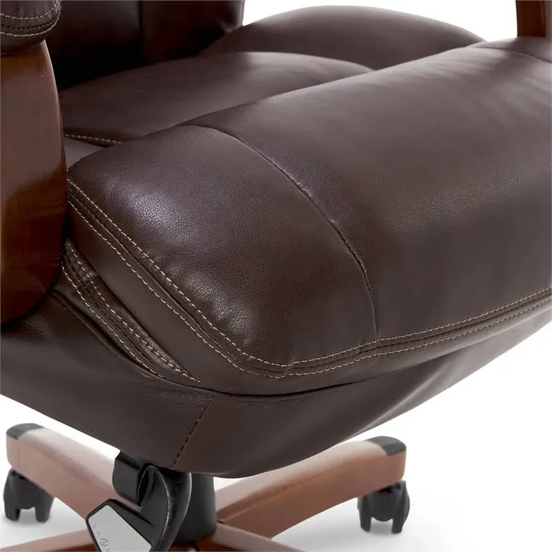 La-Z-Boy Fairmont Big and Tall Executive Office Chair, Biscuit Brown