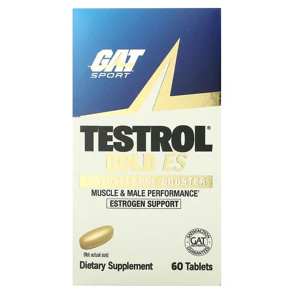 GAT, Testrol® Gold ES, Testosterone Booster, 60 Tablets