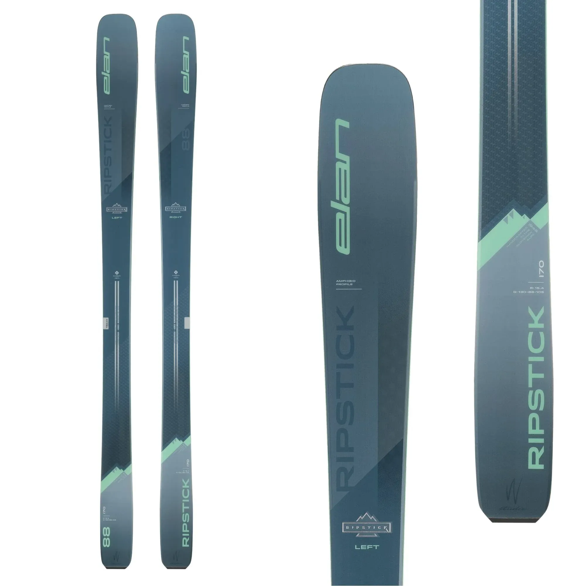 Elan Women's Ripstick 88 Skis (Ski Only) 2024