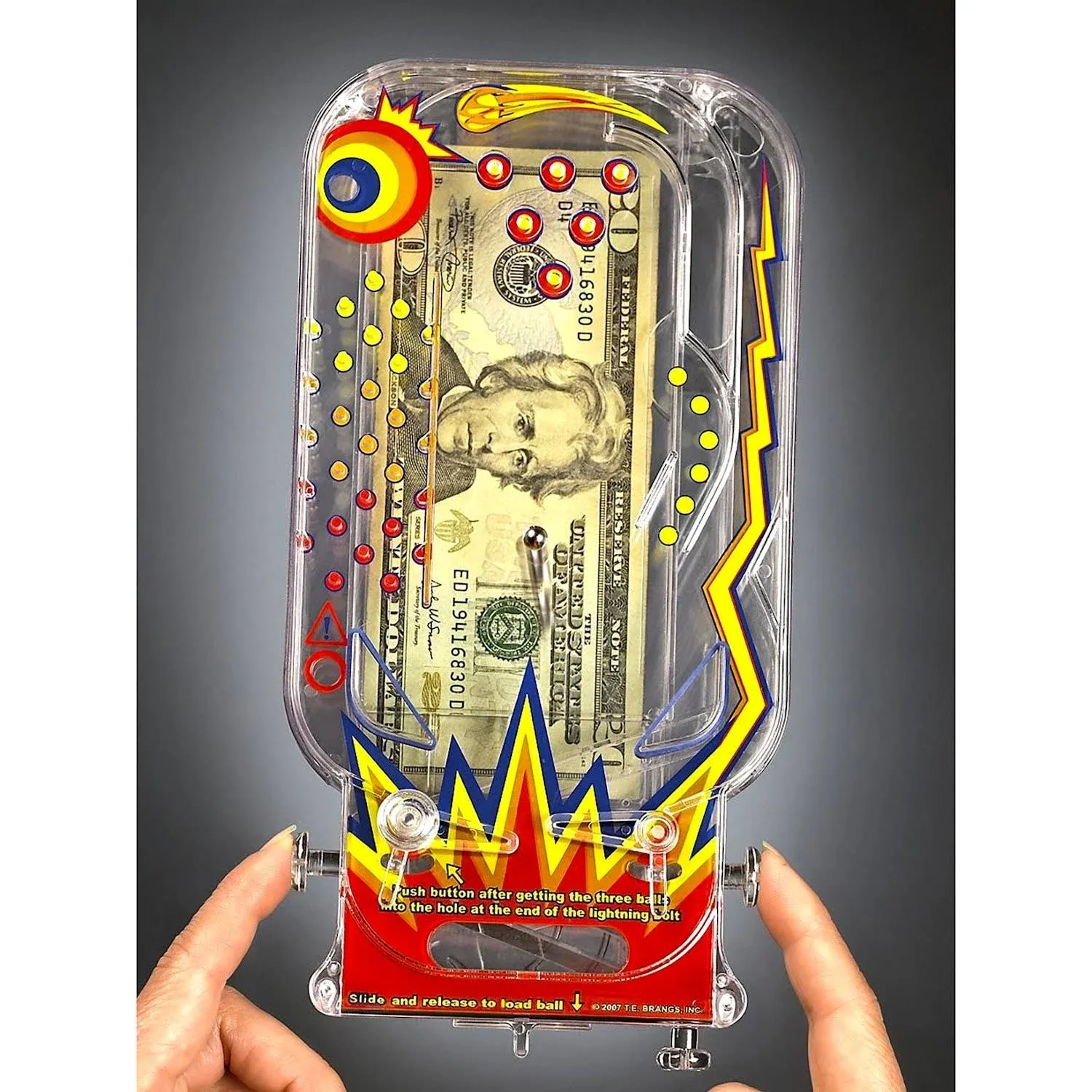 Bilz Cosmic Pinball Money Gift Card Holder Game