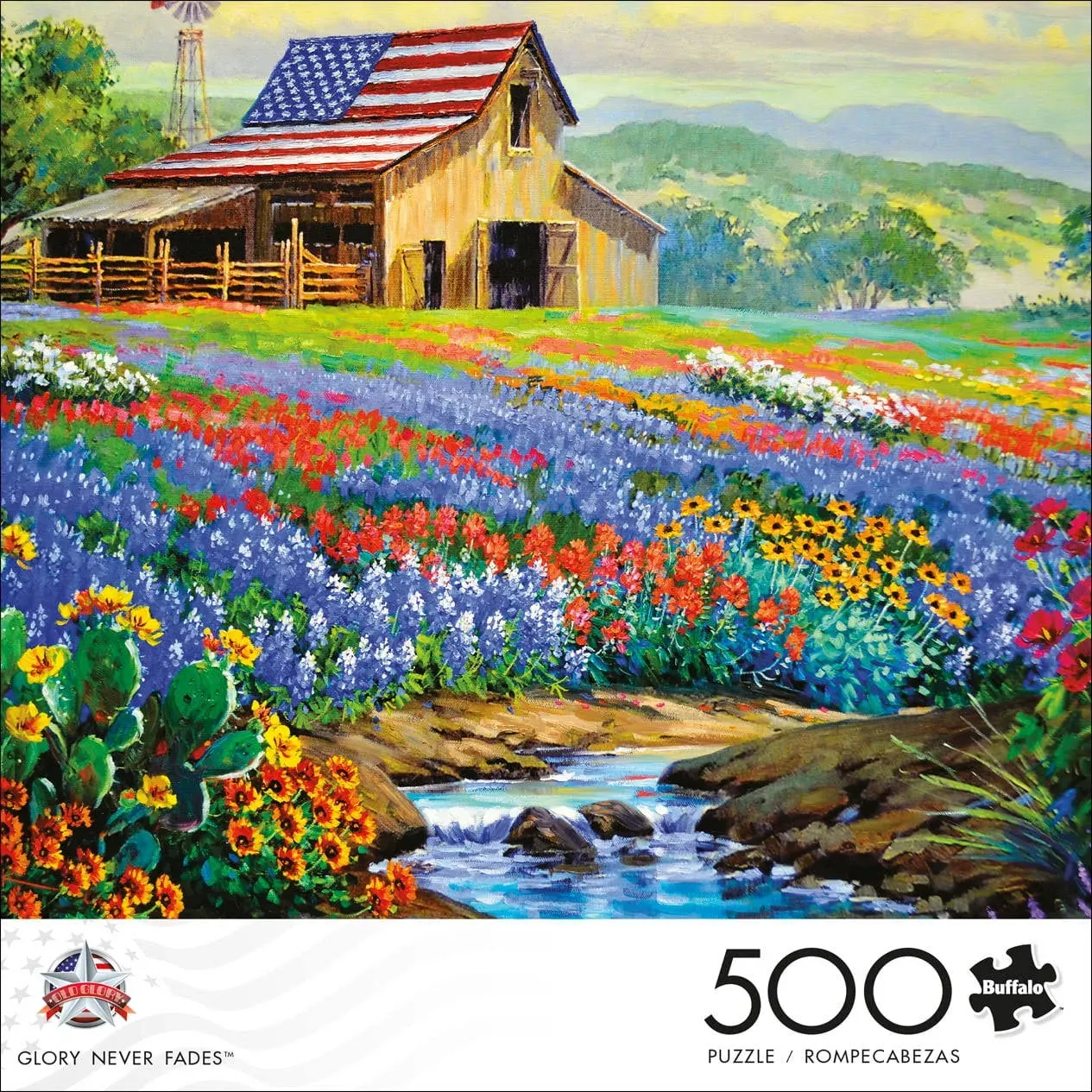 Buffalo 500 Piece Puzzle, Glory Never Fades