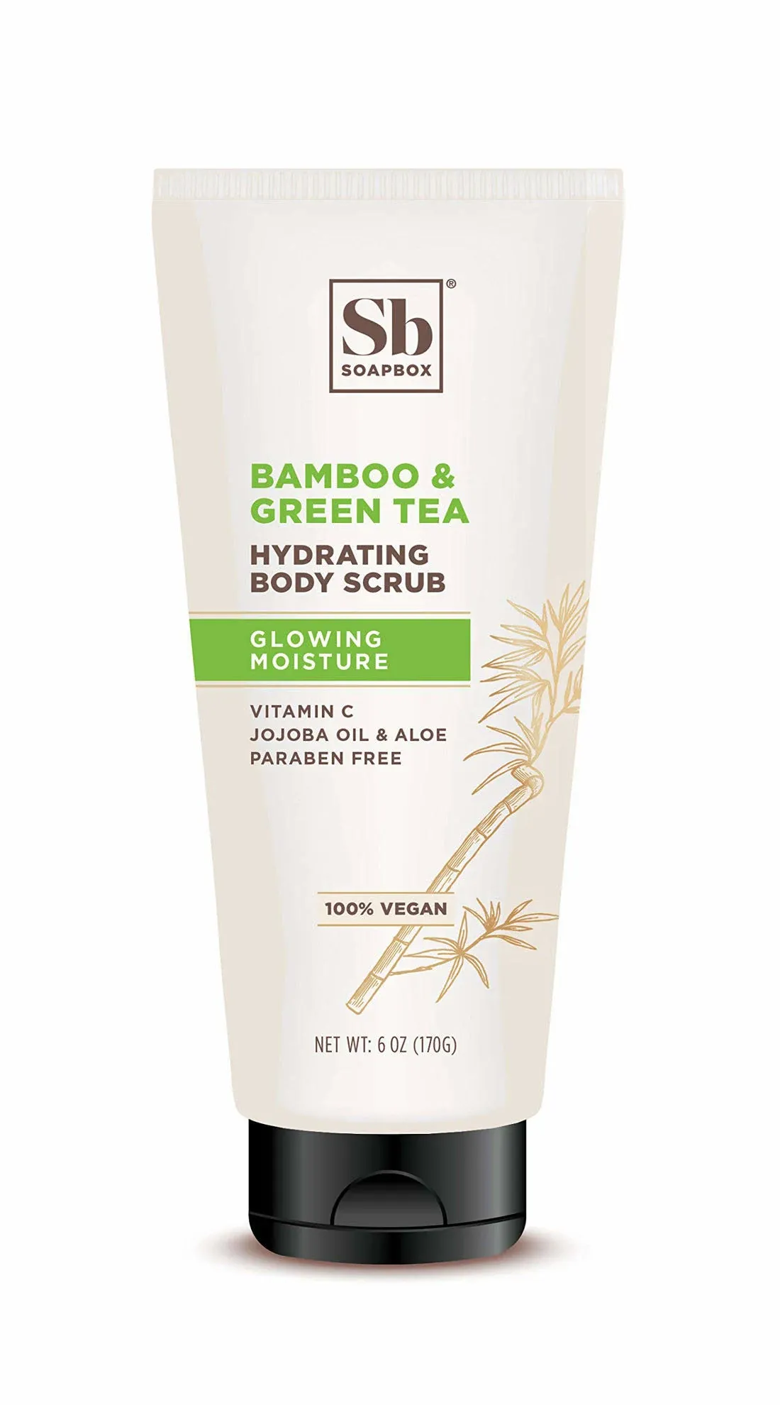 Soapbox Bamboo & Green Tea Body Scrub - 6.0 oz