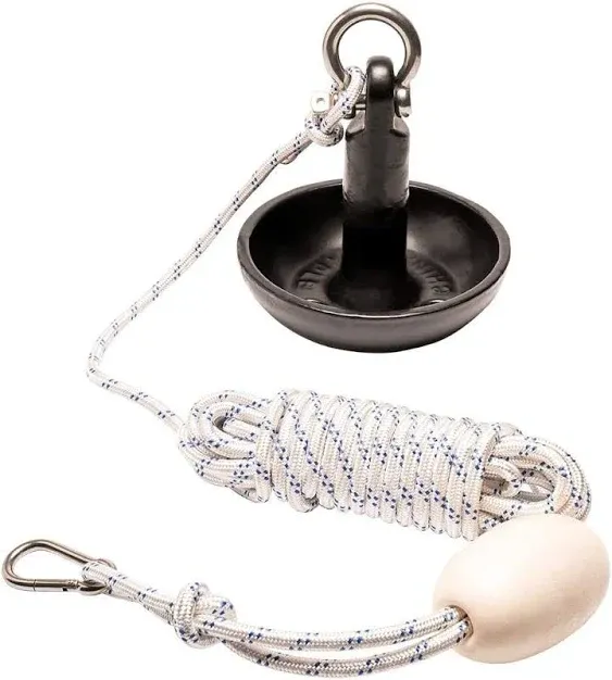 Newport Premium 10lb Mushroom Anchor Kit w/Bag, Rope, Buoy, &amp; Stainless Hardw...