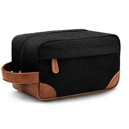 Toiletry Bag Hanging Dopp Kit for Men Water Resistant Canvas Shaving Bag with...