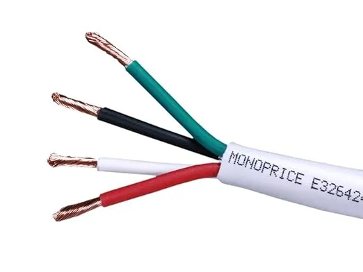 Monoprice 102820 100ft 14AWG CL2 Rated 2-Conductor Loud Speaker Cable (for In-Wall Installation) CL2 Rated | 2-Conductor