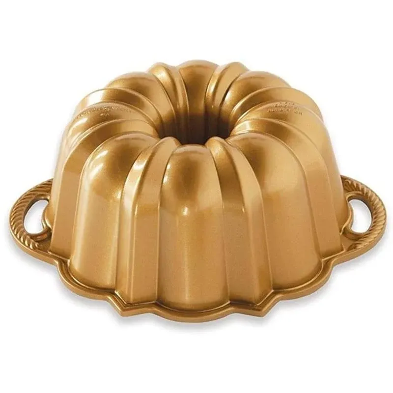 Nordic Ware Anniversary Bundt 6 Cup, Gold