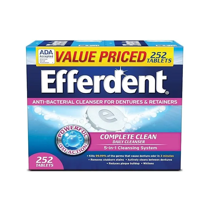 Efferdent Denture Cleanser