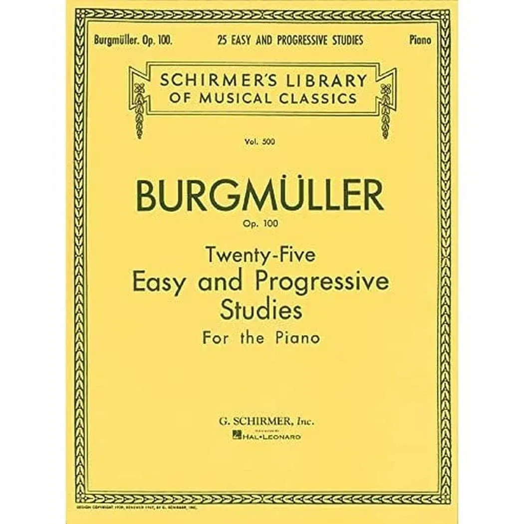 Friedrich Burgmlle Twenty-Five Easy and Progressive Studies Op. 10 (Taschenbuch)